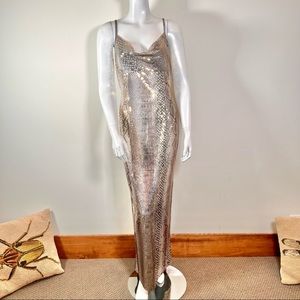 Vintage Jessica McClintock Shimmer Gown